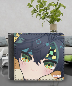 Genshin Impact Squishy Series Leather Wallet - Kinich