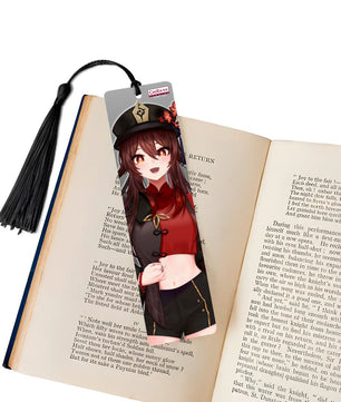 Genshin Impact Wooden Bookmark - Hu Tao: 