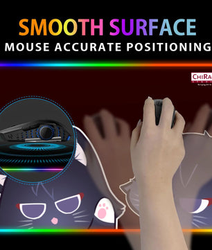 Genshin Impact Premium RGB Gaming Mouse Pad (with Wireless Charging) - Scarameow Chiraya Studios