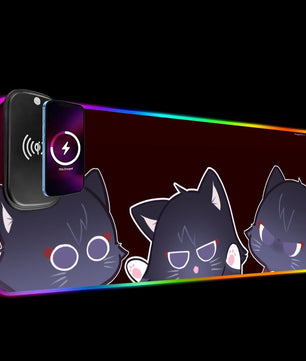 Genshin Impact Premium RGB Gaming Mouse Pad (with Wireless Charging) - Scarameow Chiraya Studios