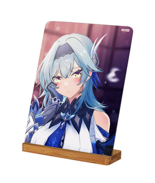 Genshin Impact Metal Print with Stand - Eula: 