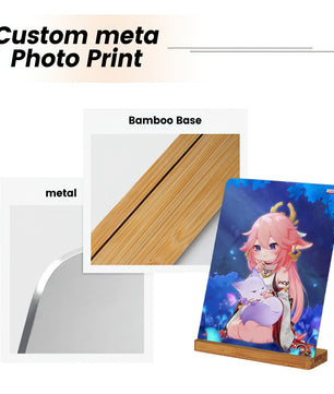 Genshin Impact Metal Print with Stand - Yae Miko: 