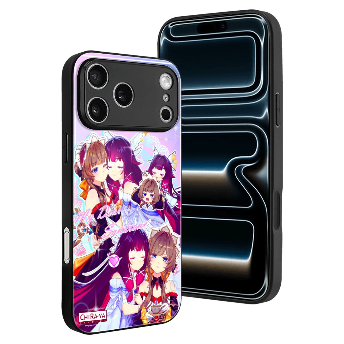 iPhone 17 Pro Max TPU Black Phone Case Chiraya Studios