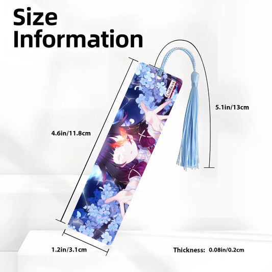 Genshin Impact Wooden Bookmark - Columbina: "Cui Lacrimosae"