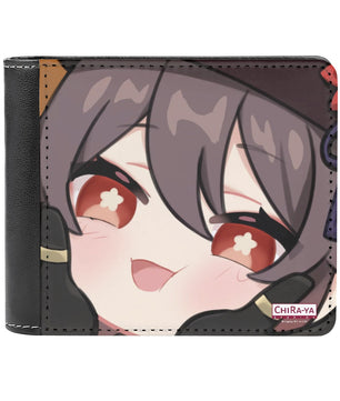 Genshin Impact Squishy Series Leather Wallet - Hu Tao