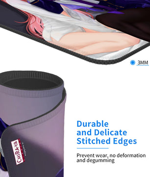 Genshin Impact Gaming Mouse Pad (Vertical) - Raiden Ei & Yae Miko: 