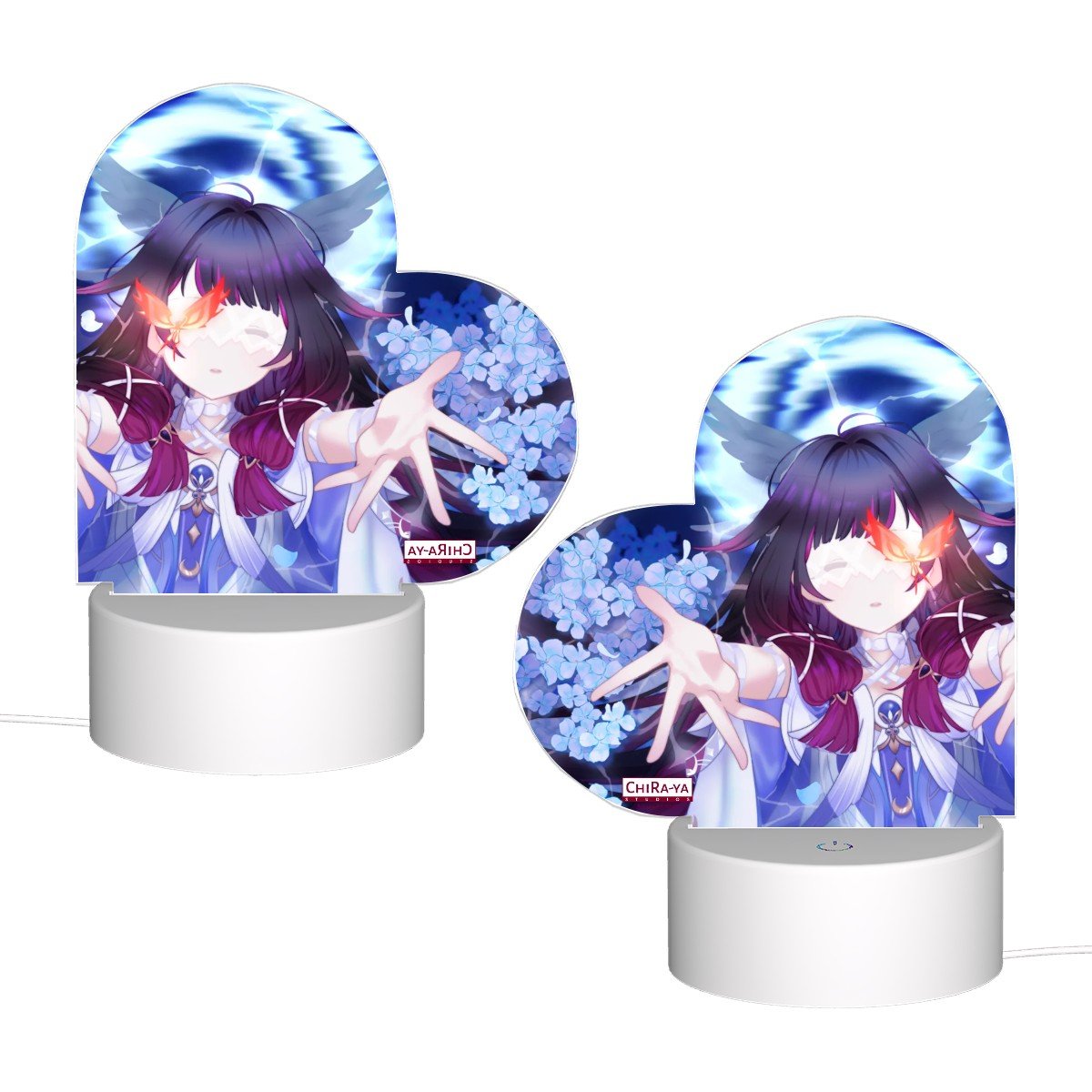 Genshin Impact Columbina LED night light acrylic lamp design