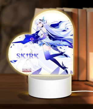 Genshin Impact Skirk LED night light acrylic lamp white background variant