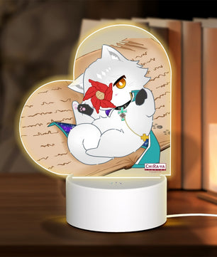 Asuka Kreutz in Cat form from Guilty Gear anime LED night light by Chiraya Studios