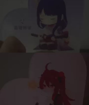 Genshin Impact Heart-Shaped Night Light - Raiden Shogun (Irodori Statue Series)