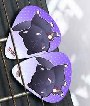 Genshin Impact Scarameow Series Guitar Pick (12 picks of 3 gauges)