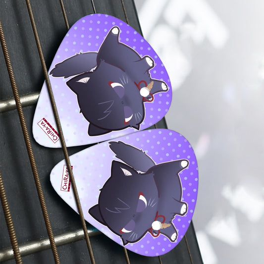 Genshin Impact Scarameow Series Guitar Pick (12 picks of 3 gauges)